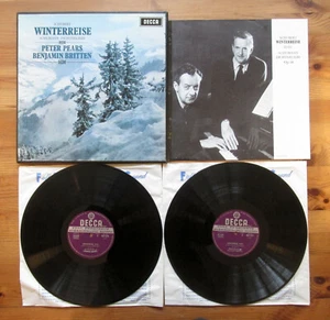 SET 270-1 WBG Schubert Winterreise Pears Britten 2LP Decca ED2 Wideband EX - Picture 1 of 4