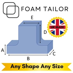Any Shape, Any Size Foam Cut for Furniture & Travel Needs - Picture 1 of 13