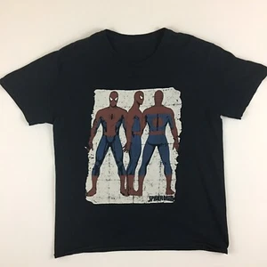 Spider-Man Spiderverse Black Large Men's Short Sleeve T-Shirt 0004 - Picture 1 of 9