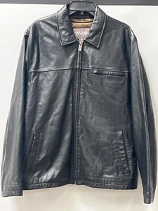 Wilsons Leather Men's Black Leather Jacket w/ Removable Liner Size-XL - Picture 1 of 11