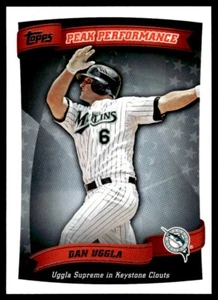 2010 Topps Peak Performance Dan Uggla Florida Marlins #PP-74 - Picture 1 of 2