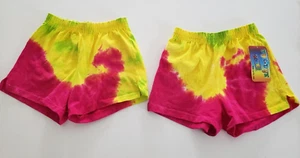 Kids Soffe Tie Dye Shorts Youth Large Pull On Lot of 2 Boys Girls - Picture 1 of 10
