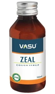 Vasu Zeal sf cough syrup 100ml (pack of 5) Free Shipping World Wide - Picture 1 of 5