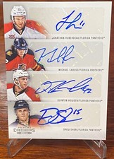 2013-14 Panini Contenders Fours Autographs Panthers Jonathan Huberdeau RC Auto!