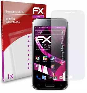 atFoliX Glass Protector for Samsung Galaxy S5 mini 9H Hybrid-Glass - Picture 1 of 5