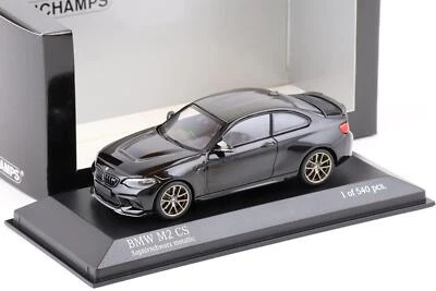 1:43 Minichamps BMW M2 Cs Coupè Sapphire Nero/Oro Cerchi 2020 - Immagine 1 di 3