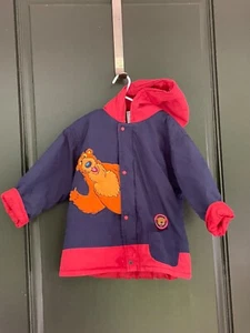 Disney Bear in the Big Blue House coat/jacket 4T Y2K nice! Clean! No wear! RARE - Picture 1 of 9