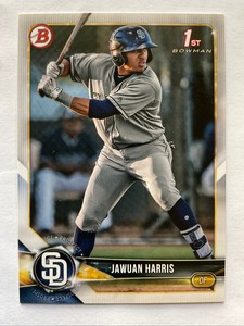 2018 Bowman Draft JAWUAN HARRIS 1st Bowman RC San Diego PADRES #BD-85, QTY