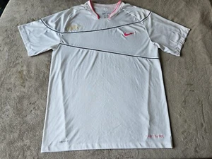 WOMENS WHITE NIKE MVSF MERCURIAL DRI FIT TRAINING SHIRT TOP - SIZE 42/44 (LARGE) - Picture 1 of 5