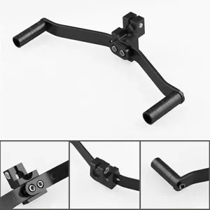 1PC Motorcycle Dual Way Gear Shift Lever Footrest Pedal Shifter Black Aluminum - Picture 1 of 9