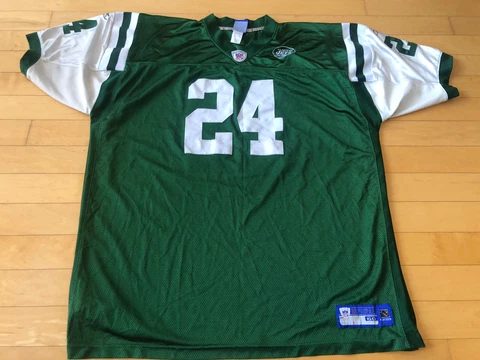 💯 % Authentic Reebok  New York Jets Revis Jersey SZ 60 Cover
