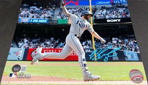 Brandon Lowe Tampa Rays Autographed Signed 8x10 Beckett Witness Holo HR - Picture 1 of 1