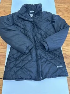 PIERRE CARDIN Puffer Jacket Size Women’s Large Vintage 90’s Black - Picture 1 of 10