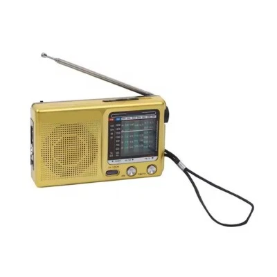 Radio ANALOGICA Portatil, FM/Am/SW, Transistor Radios de Bolsillo color dorado - Imagen 1 de 2