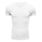 Summer Men's Moisture Wicking Breathable Inner Layer Sports V-Neck T-Shirt Uk
