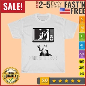 MTV Made in the 80's Vintage T Shirt Men Fashion Women Kid T Shirt Short Sleeve - Picture 1 of 11