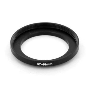 37mm 46mm 37-46 Step Up Filter Ring Stepping Adapter metal anodized Black - Picture 1 of 1