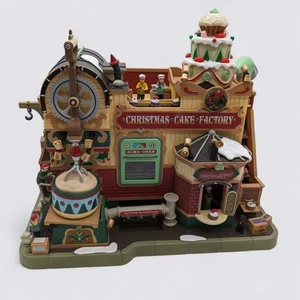 Lemax Christmas Cake Factory Caddington Village Sights & Suoni (non testato) - Foto 1 di 7