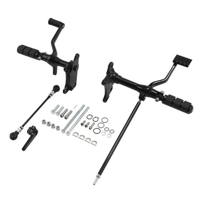 Controles delanteros estriberas aptas para Harley Sportster 883 1200 1991-2003 Foto 1 de 4