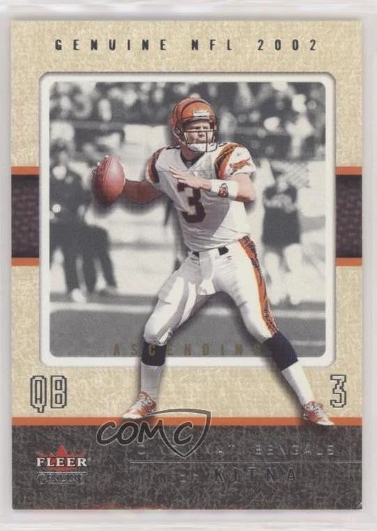 2002 Fleer Genuine Descending /100 Jon Kitna #100 - Image 1 of 2