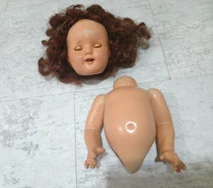 Muñeca Shirley Temple composición vintage para piezas 12-14" - Imagen 1 de 9