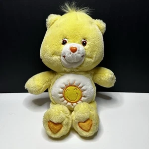 Vtg 2002 Care Bears Funshine Bear Sunshine Belly 11" Plush Stuffed Animal Yellow - Bild 1 von 9