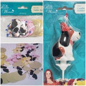 PIONEER WOMAN CHARLIE BIRTHDAY CANDLE HOLDER OR Table Scatter NEW!! - Picture 1 of 4