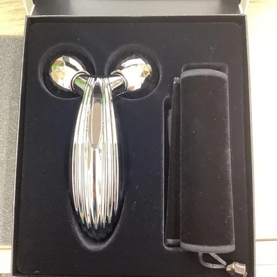 ReFa CARAT RAY RF-PC2019B MTG Platinum Beauty Facial Roller Handy Device Japan - Image 1 of 3