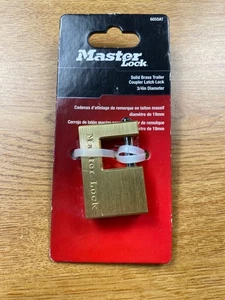 Master Lock 605DAT Trailer Coupler Padlock - Picture 1 of 3