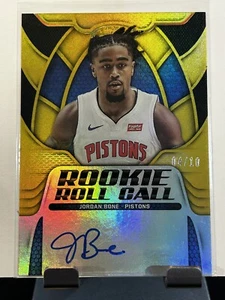 Baloncesto Jordan Bone 2019-20 certificado Panini #RC-JBN Rookie Roll Call/10 - Imagen 1 de 2
