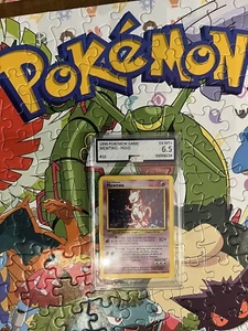1999 Pokemon Mewtwo Base Set Holo Rare #10 AGS 6.5 - Picture 1 of 2
