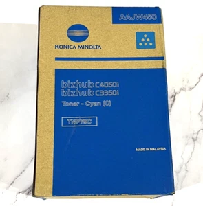 Genuine Konica Minolta TNP79C Cyan Toner AAJW450 Original - Picture 1 of 5