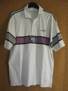 Polo Adidas Tennis années 80 Match Point Oldschool Jersey vintage - 2 / S - Foto 1 di 8