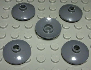 Lego Deckel Parabol rund 2x2 new Dunkelgrau 5 Stück (4079) - Bild 1 von 1