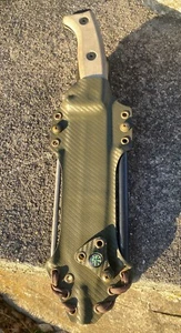 ESEE Junglas 2 Kydex Dangler sheath w/400grit and Ferro Fire Rod - Picture 1 of 19