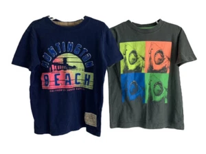 Lot Of 2 Old Navy Boys Short Sleeve T shirts Size XS 5 Summer Spring Fall - Picture 1 of 9