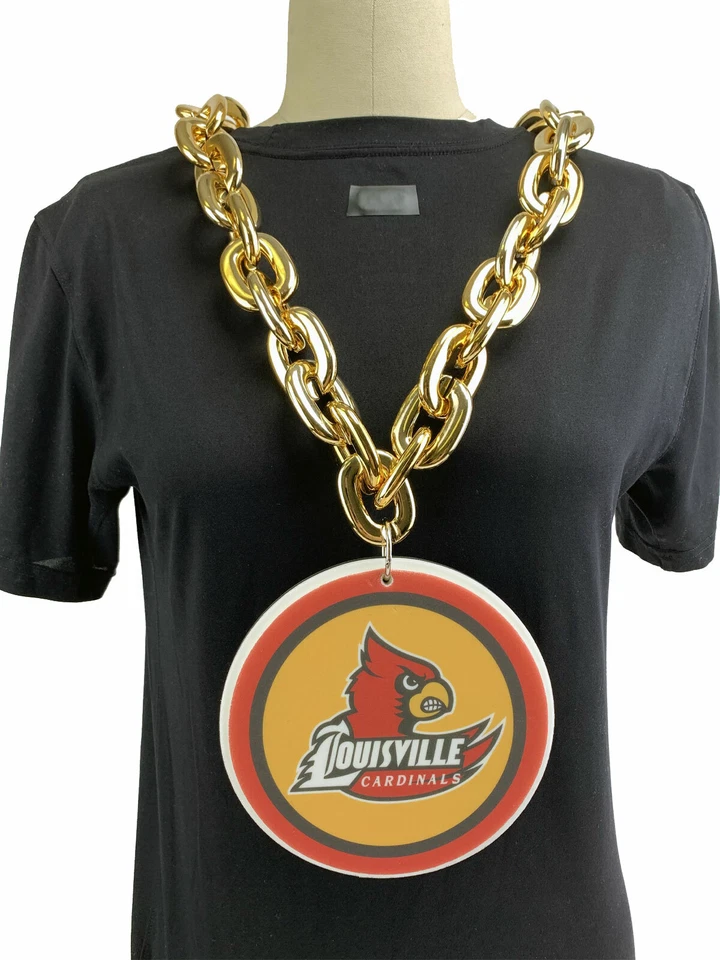 MLB Chicago Cubs Navy Blue Fan Chain Necklace Foam Magnet - 2 in 1