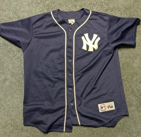 Original Throwback 2002 New York Yankees JASON GIAMBI Authentic Jersey XL Cover