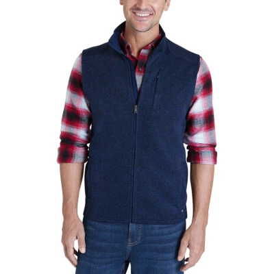Chaps Men’s Fleece Sweater Vest  - Image 1 of 4