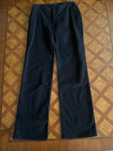 Vintage Versace Wide Leg Pants Red Size 42 Fits XS Black Velvet WARM Pre-Owned - Picture 1 of 19