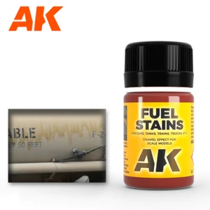 AK Interactive Fuel Stains Enamel Paint 35ml Bottle - Picture 1 of 4