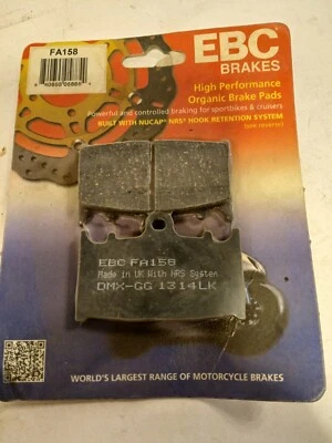 ТОРМОЗНЫЕ КОЛОДКИ EBC NOS ДЛЯ KAWASAKI ZZR600 ZX6R ZXR750 ZX9R ZZR1100 GPZ 400 600 900  - Изображение 1 из 4