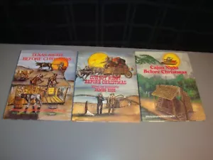James Rice 3 HardCover Book Lot Night Before Christmas Cajun Texas Cowboy - Picture 1 of 6