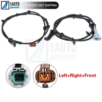 Conjunto de sensor de velocidad de rueda ABS de 2 piezas para Nissan Frontier Xterra 1999-2004 3,3 L Foto 1 de 4