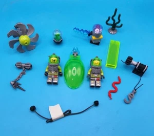 LEGO Lot of Random Mini Figures People Atlantis scuba anchor propeller snake sea - Picture 1 of 7