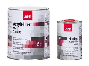 SET APP 020475+020535 APP AcrylFiller Multi Sanding 5:1 - 2K Acrylfiller blanco en - Imagen 1 de 4
