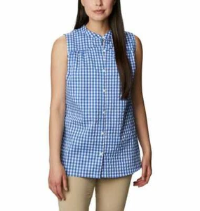 Columbia Sportswear Womens Cherry Creek Lane Sleeveless Plaid Tunic Top - Large - Picture 1 of 4