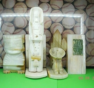 SUJETALIBROS *** MÁRMOL ÓNIX *** Lote de 4 *** No coinciden - Imagen 1 de 12