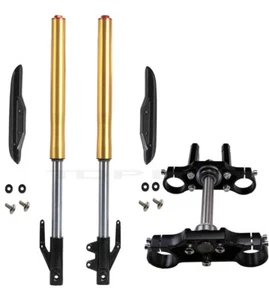 630mm 45/48mm Front Forks Triple Tree for 12mm Dirt Bike Razor MX650 CRF50 SSR - Picture 1 of 9