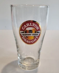 Carlton Draught 285ml Glass – Collectible Beer Barware – Aussie Pub Classic - Picture 1 of 6